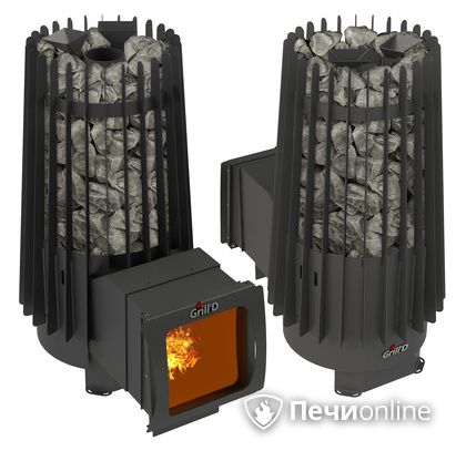 Дровяная печь-каменка GrillD Cometa Vega 180 window long Max в Тамбове
