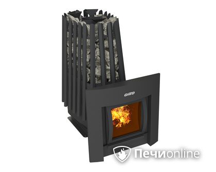 Дровяная печь-каменка GrillD Cometa Vega 350 window Max в Тамбове