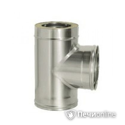 Дымоход Дымок Тройник 90° с изоляцией 0.5 мм. ТRFR90 150/230 в Тамбове