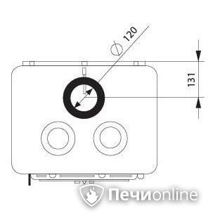 Отопительно-варочная печь Ferguss Magma cook side door в Тамбове