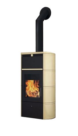 Печь-камин Edilkamin Flamma 24 kw V.A. Pergamena с Т/О в Тамбове