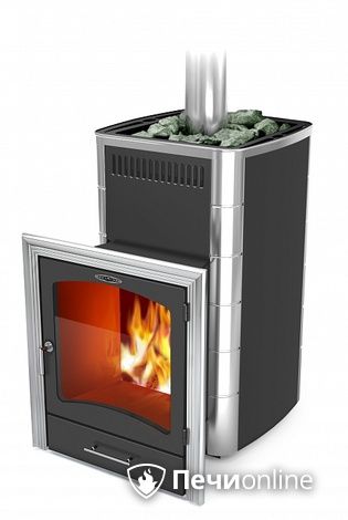 Дровяная банная печь TMF Калина II Inox БСЭ антрацит НВ ПРН в Тамбове