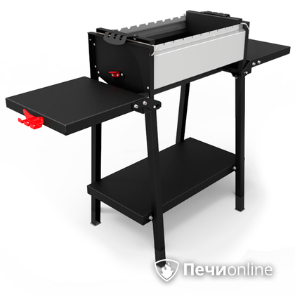 Мангал Grillver Крафтикс Сильвер на подставке в Тамбове